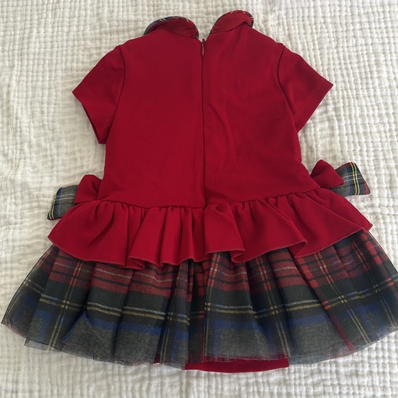 Lapin House Red and Tartan dress - Picture 5 of 6